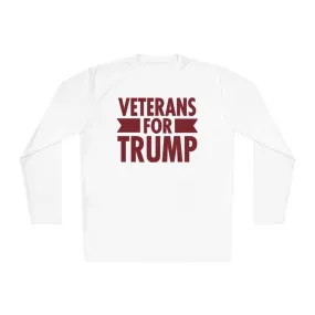 Veterans for Trump Women's Long Sleeve Performance V-neck Tee