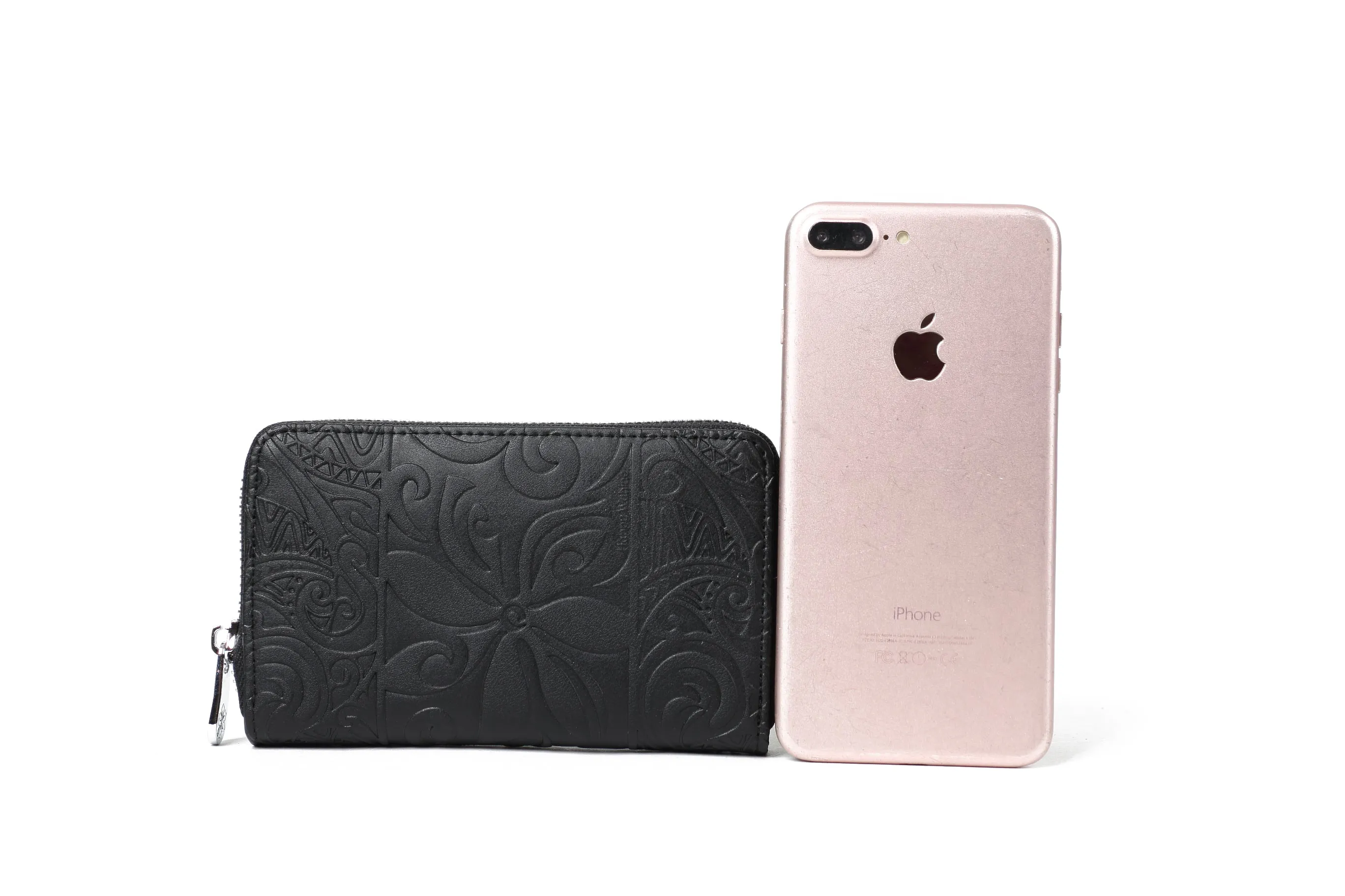 Wallet Chloe Tapa Tiare Embossed Black