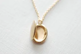 Wholesale Gold Locket Necklace- Heirloom Locket, Dainty Locket Necklace, Gold Locket Gift Simple Everyday Jewelry by HeirloomEnvy