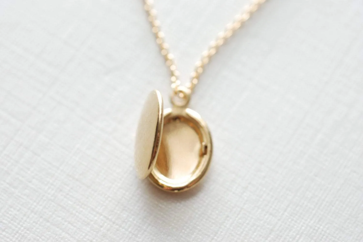 Wholesale Gold Locket Necklace- Heirloom Locket, Dainty Locket Necklace, Gold Locket Gift Simple Everyday Jewelry by HeirloomEnvy