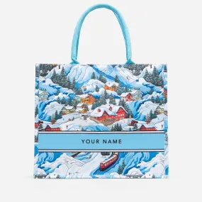 Winter Wonderland Large Canvas Tote