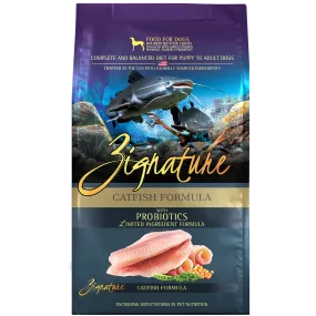 Zignature Catfish Formula Dry Dog Food, 25lb