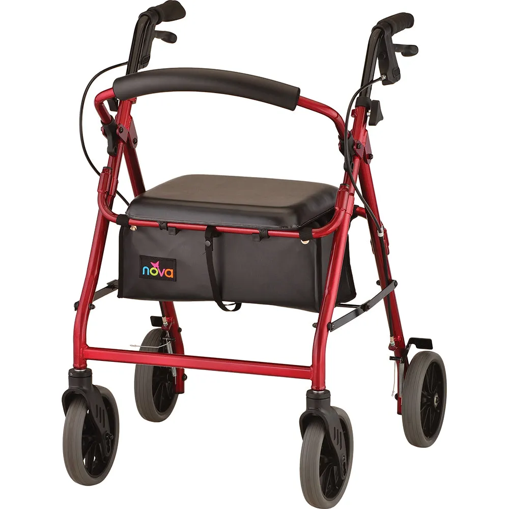 Zoom Rollator Walker in 4 Sizes & A Rainbow of Colors