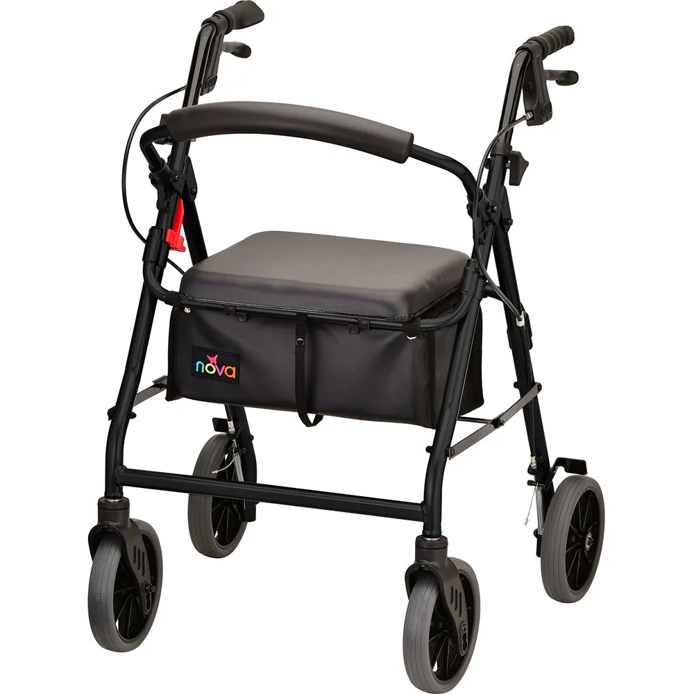 Zoom Rollator Walker in 4 Sizes & A Rainbow of Colors