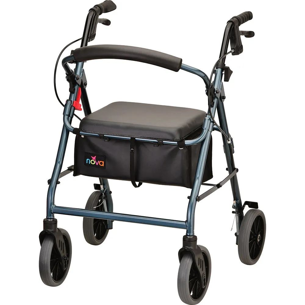 Zoom Rollator Walker in 4 Sizes & A Rainbow of Colors