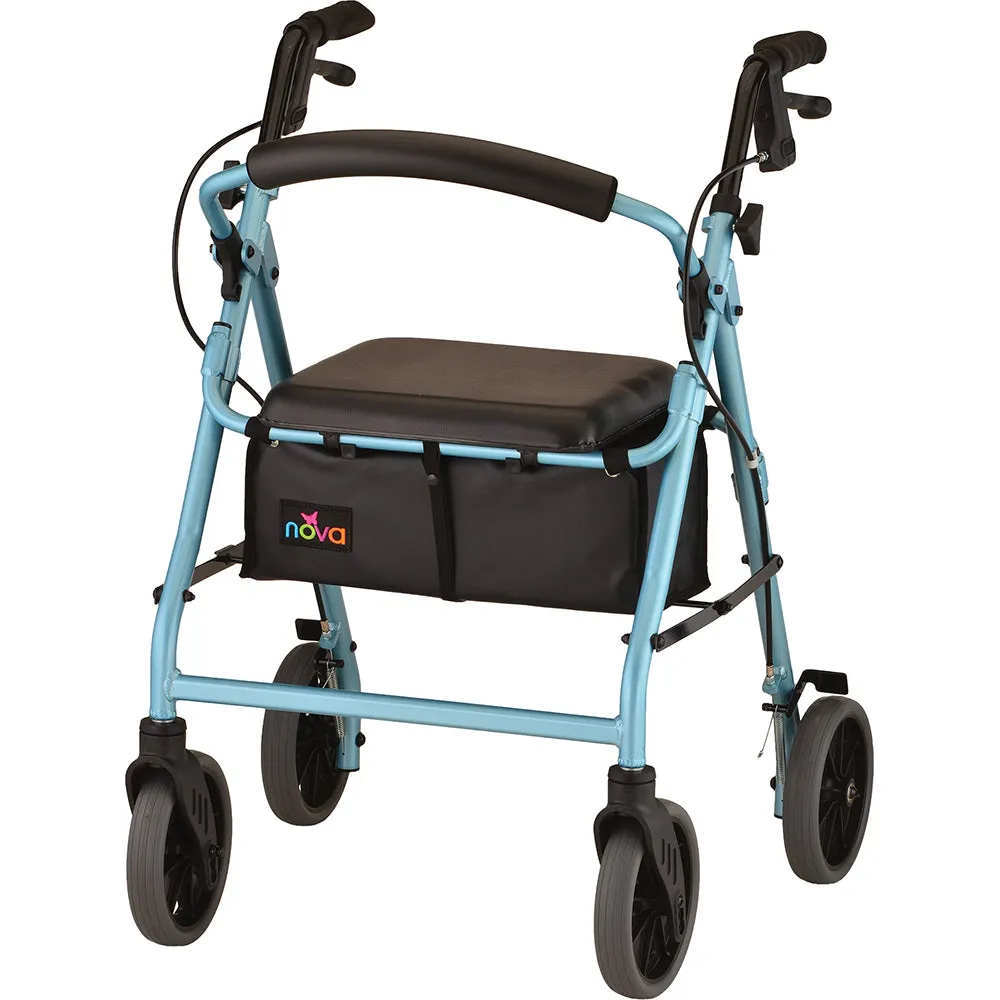 Zoom Rollator Walker in 4 Sizes & A Rainbow of Colors